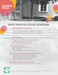 Data protection seminar flyer